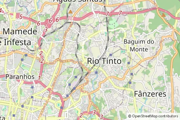 Mapa Rio Tinto