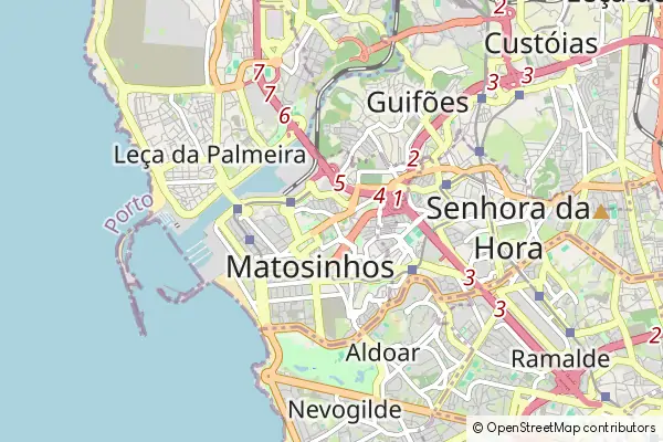 Mapa Matosinhos