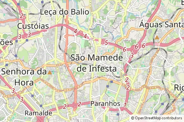 Mapa São Mamede de Infesta