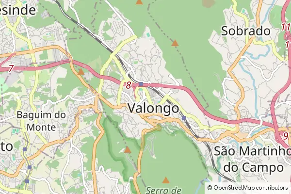 Mapa Valongo