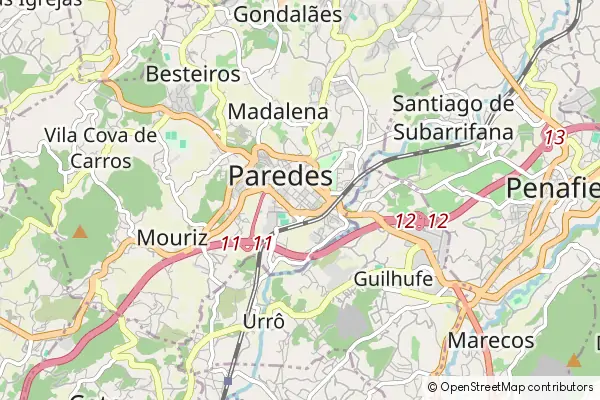 Mapa Paredes