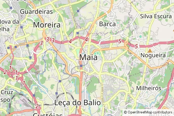 Mapa Maia