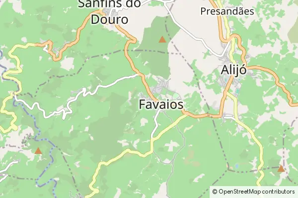 Mapa Favaios