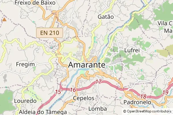 Mapa Amarante