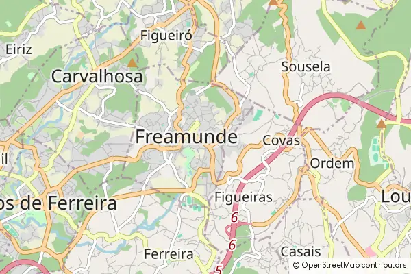 Mapa Freamunde