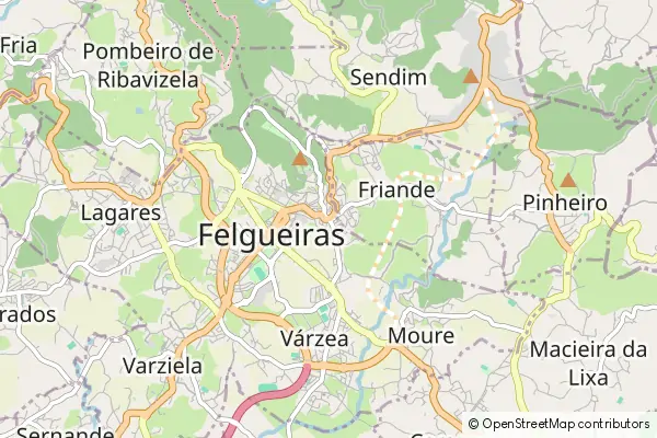 Mapa Felgueiras