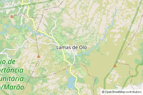 Mapa Lamas de Olo