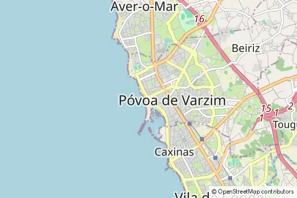 Mapa Póvoa de Varzim