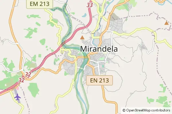 Mapa Mirandela