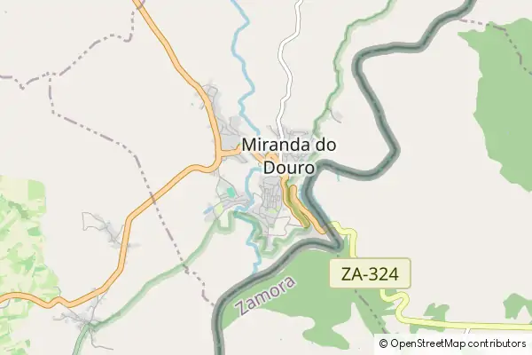 Mapa Miranda do Douro