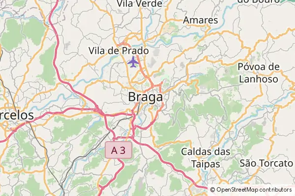 Mapa Braga