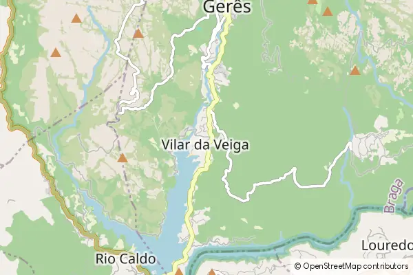 Mapa Vilar da Veiga