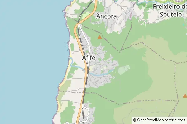 Mapa Afife