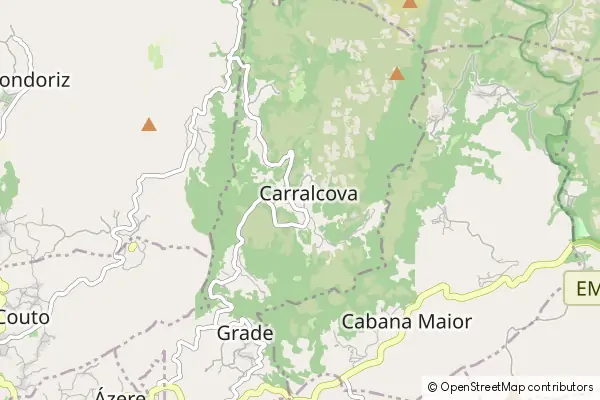 Mapa Carralcova