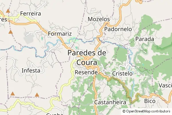 Mapa Paredes de Coura