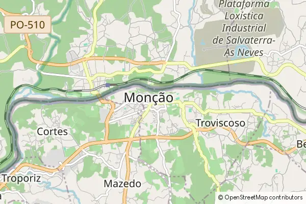Mapa Monção