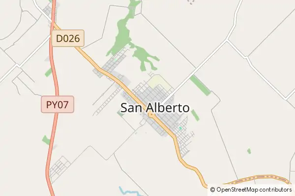 Mapa San Alberto