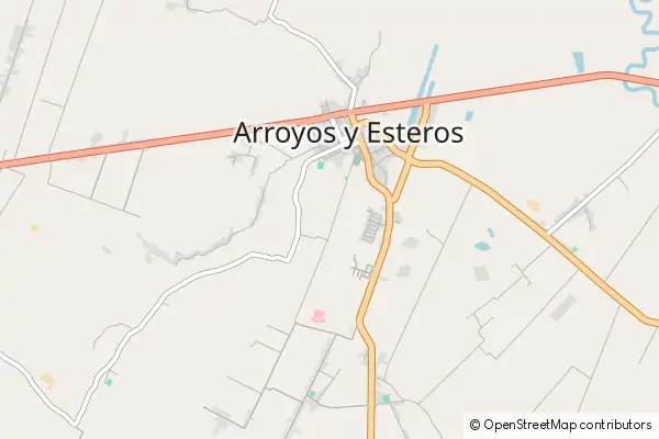 Mapa Arroyos y Esteros