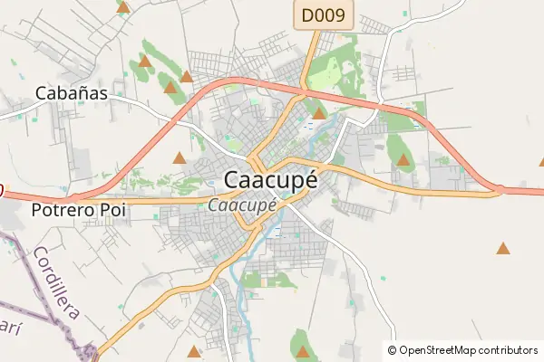 Mapa Caacupé