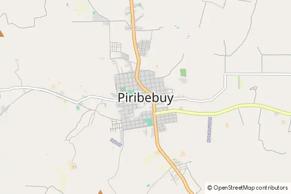 Mapa Piribebuy