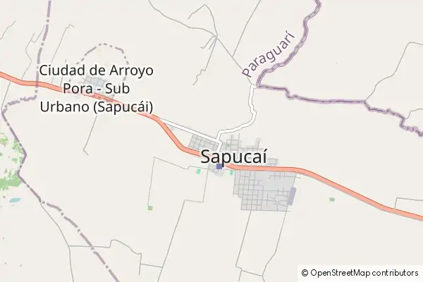 Mapa Sapucaí