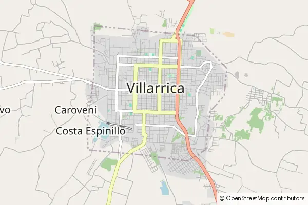 Mapa Villarrica