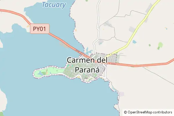 Mapa Carmen del Paraná