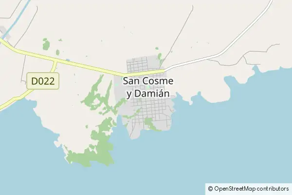 Mapa San Cosme y Damián