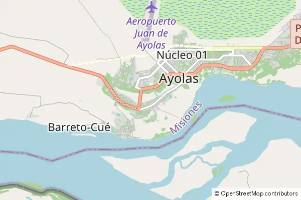 Mapa Ayolas