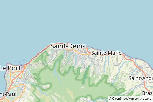 Mapa Saint-Denis