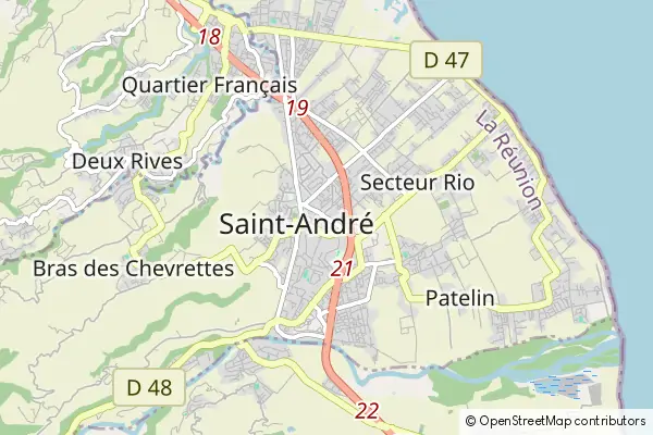 Mapa Saint-André