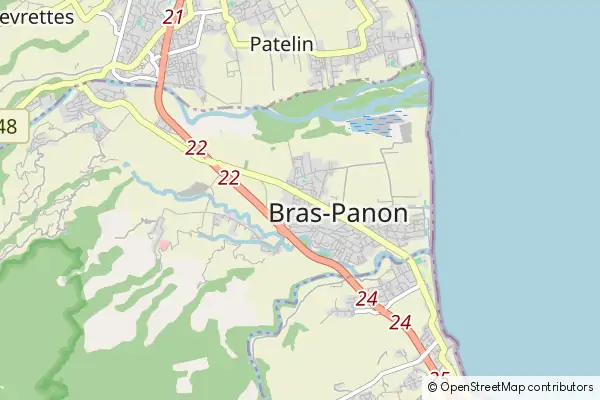 Mapa Bras-Panon