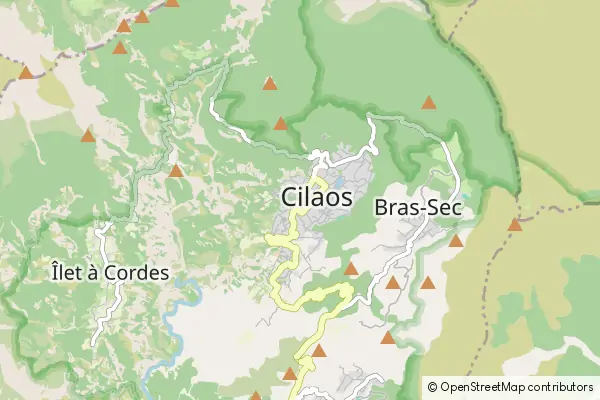 Mapa Cilaos