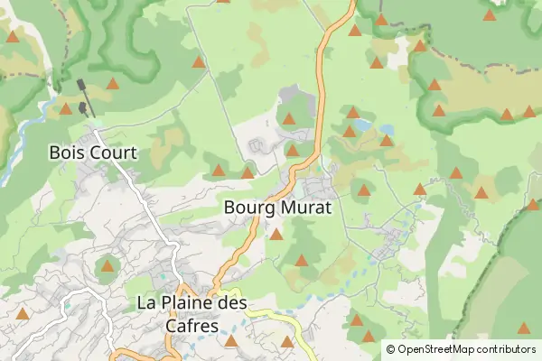 Mapa Bourg-Murat