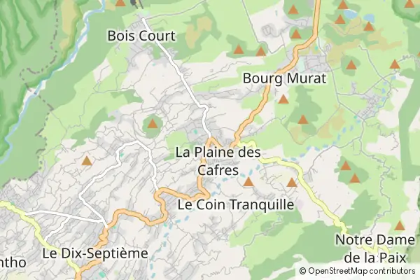 Mapa La Plaine des Cafres