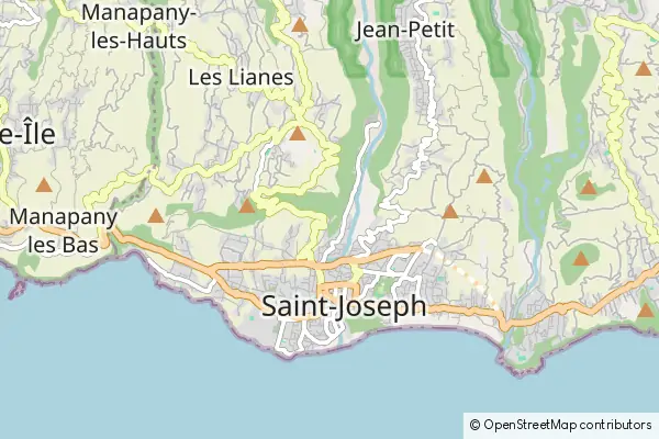 Mapa Saint-Joseph