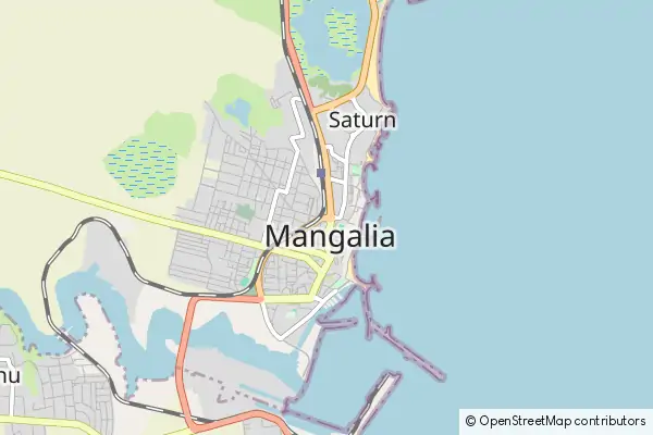 Mapa Mangalia