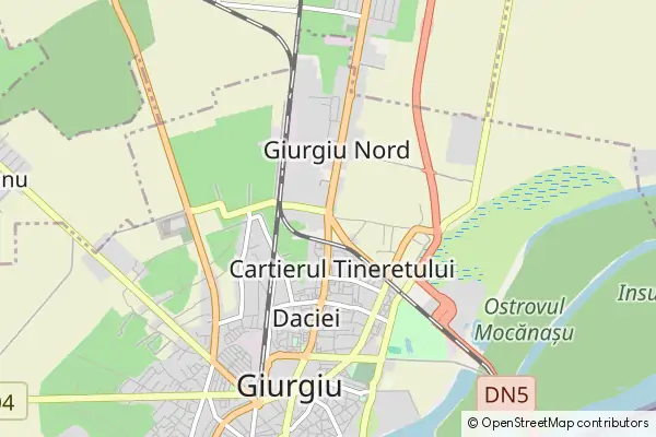 Mapa Giurgiu