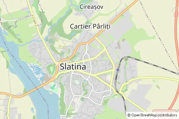 Mapa Slatina