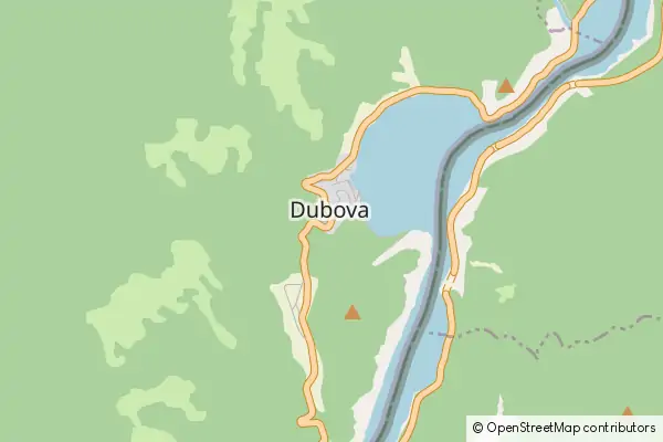 Mapa Dubova