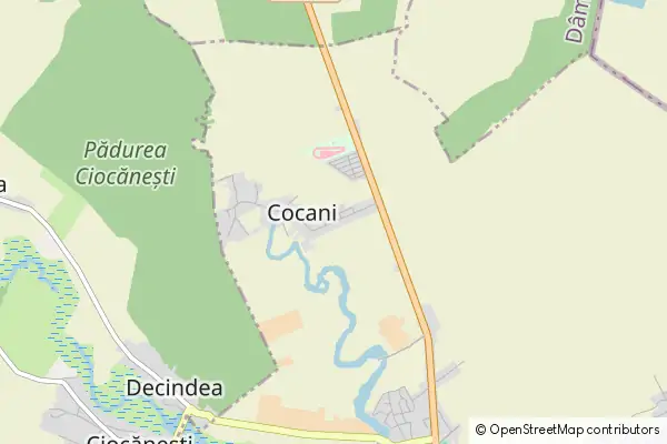 Mapa Cocani Crevedia