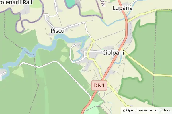 Mapa Ciolpani