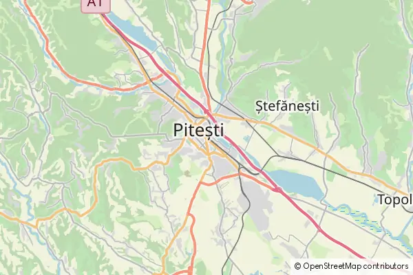 Mapa Piteszt