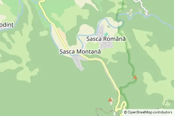 Mapa Sasca Montană