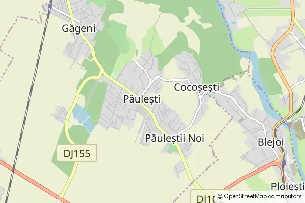 Mapa Păulești