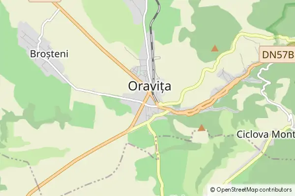 Mapa Oravița