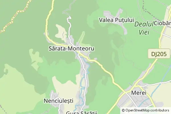 Mapa Sarata Monteoru