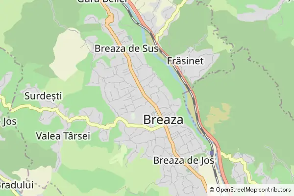 Mapa Breaza