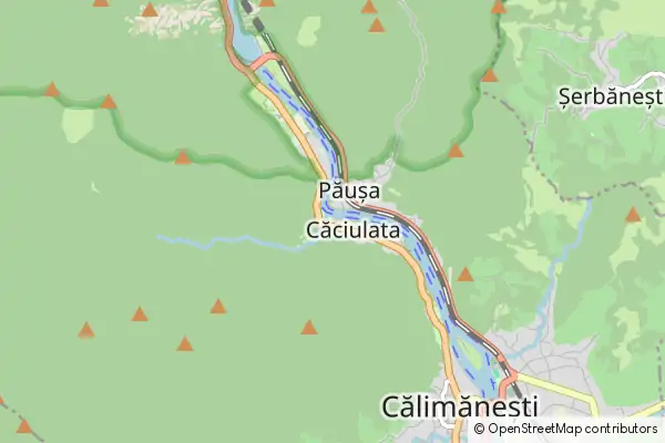 Mapa Căciulata