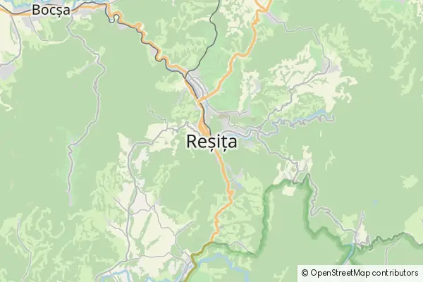 Mapa Reşiţa